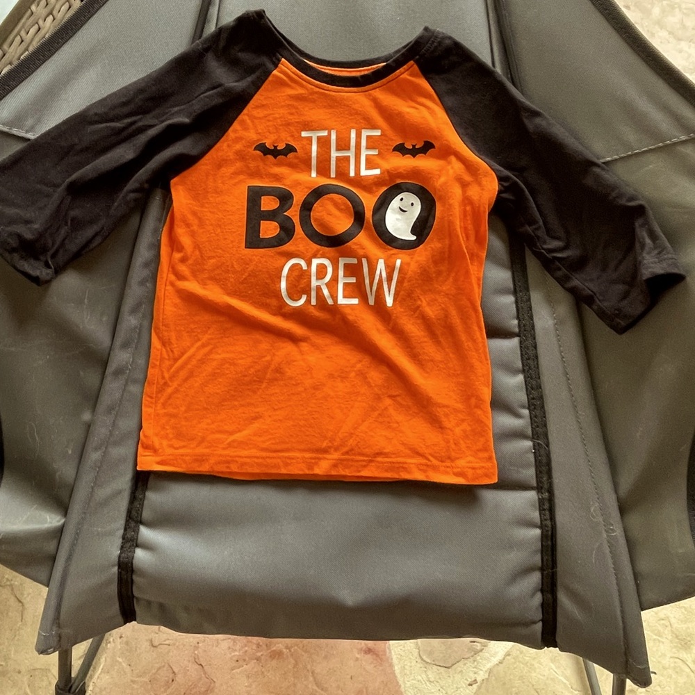 Halloween, Long Sleeve, “The Boo Crew”, Shirt, Size 3T